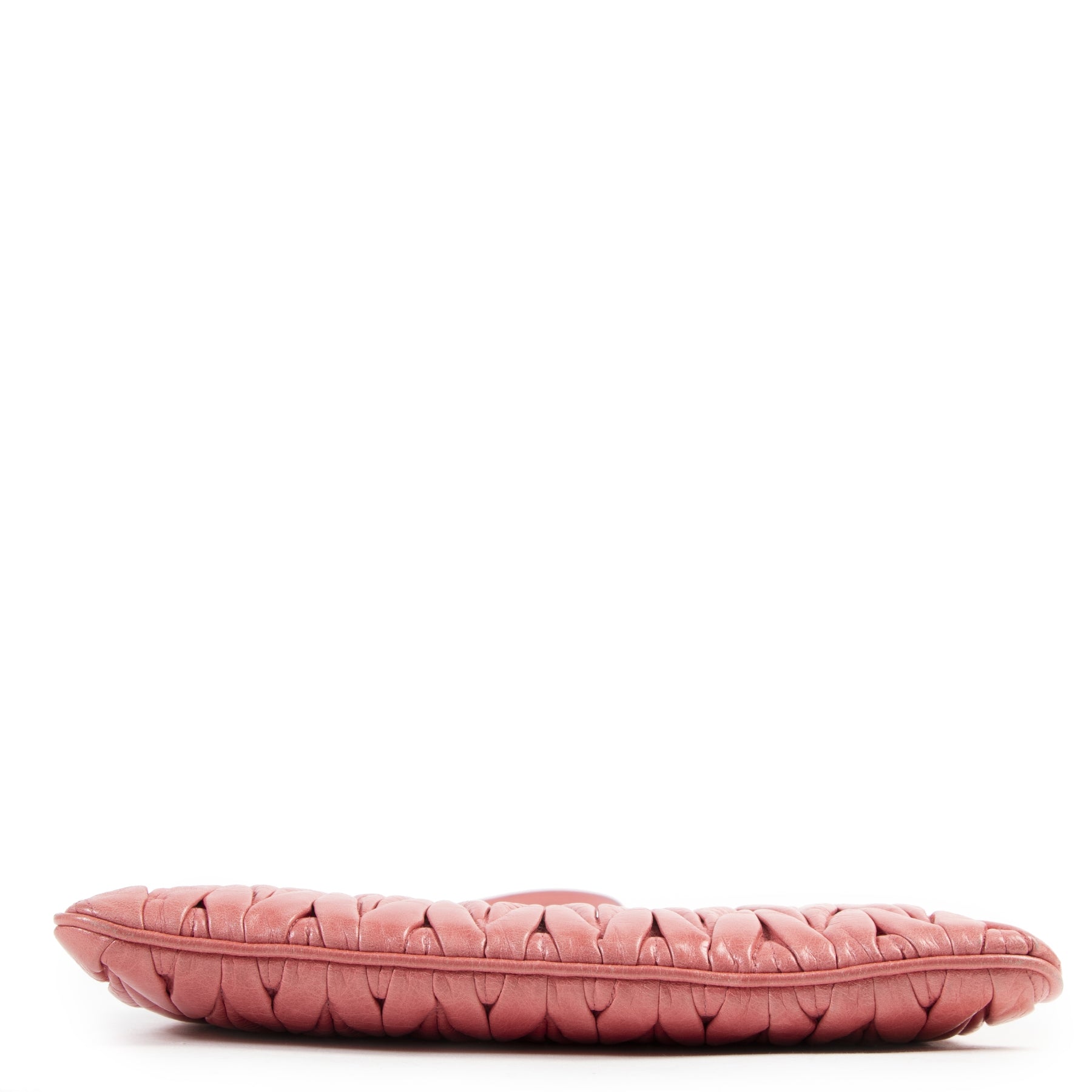Miu Miu Pink Metalasse Crossbody Bag