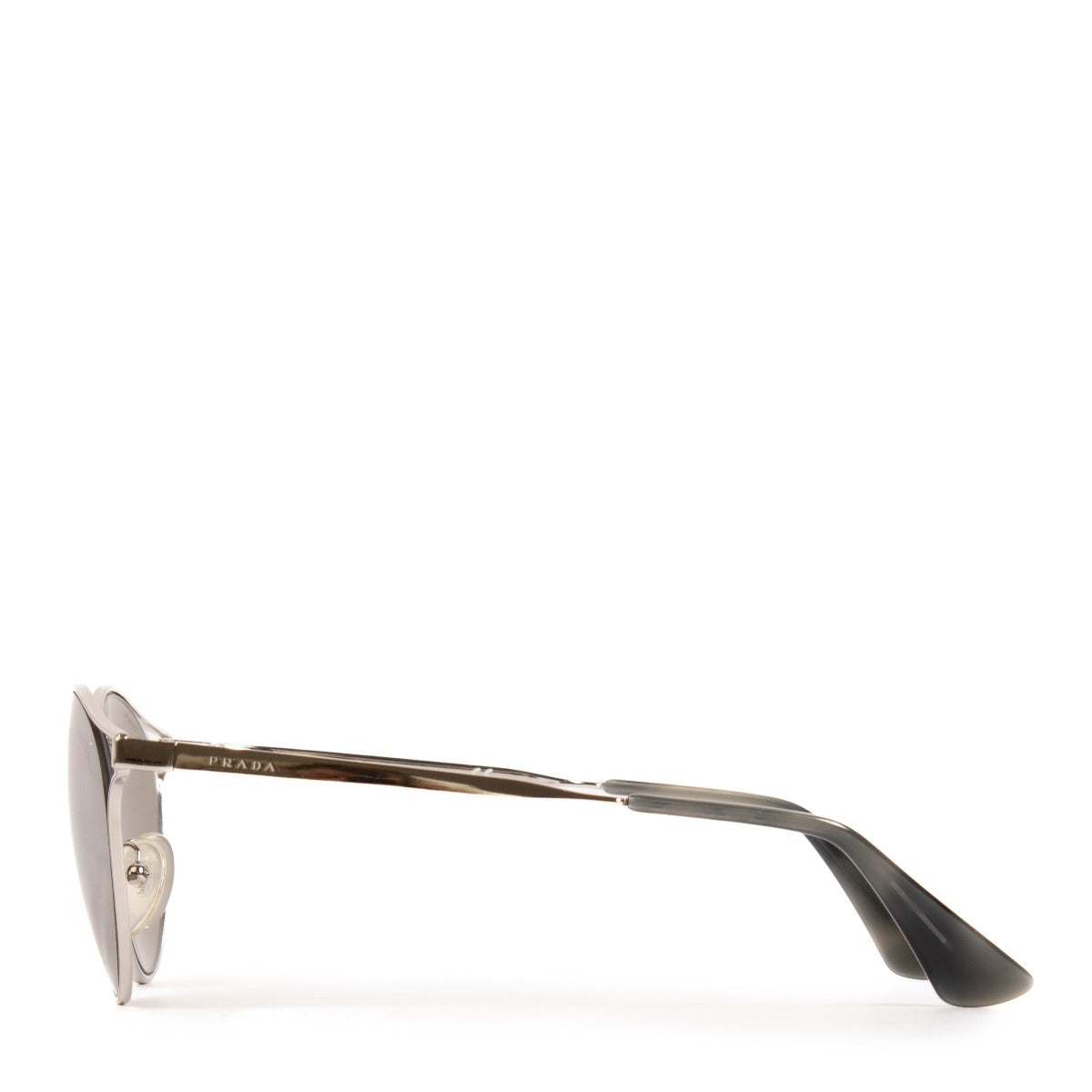 Prada Silver SPR62S Round Sunglasses