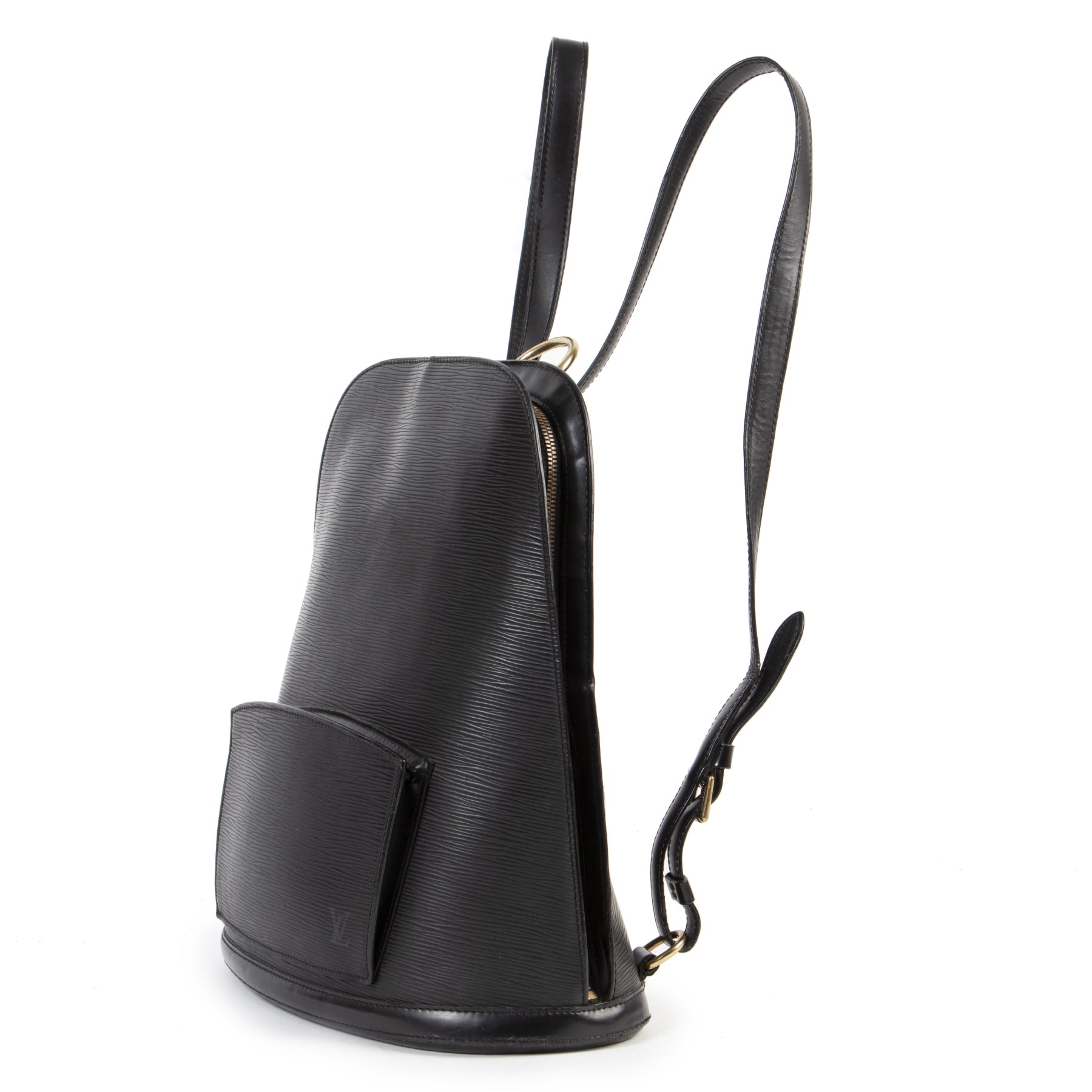 Authentieke Tweedehands Louis Vuitton Black Gobelins Epi Backpack juiste prijs veilig online shoppen luxe merken webshop winkelen Antwerpen België mode fashion