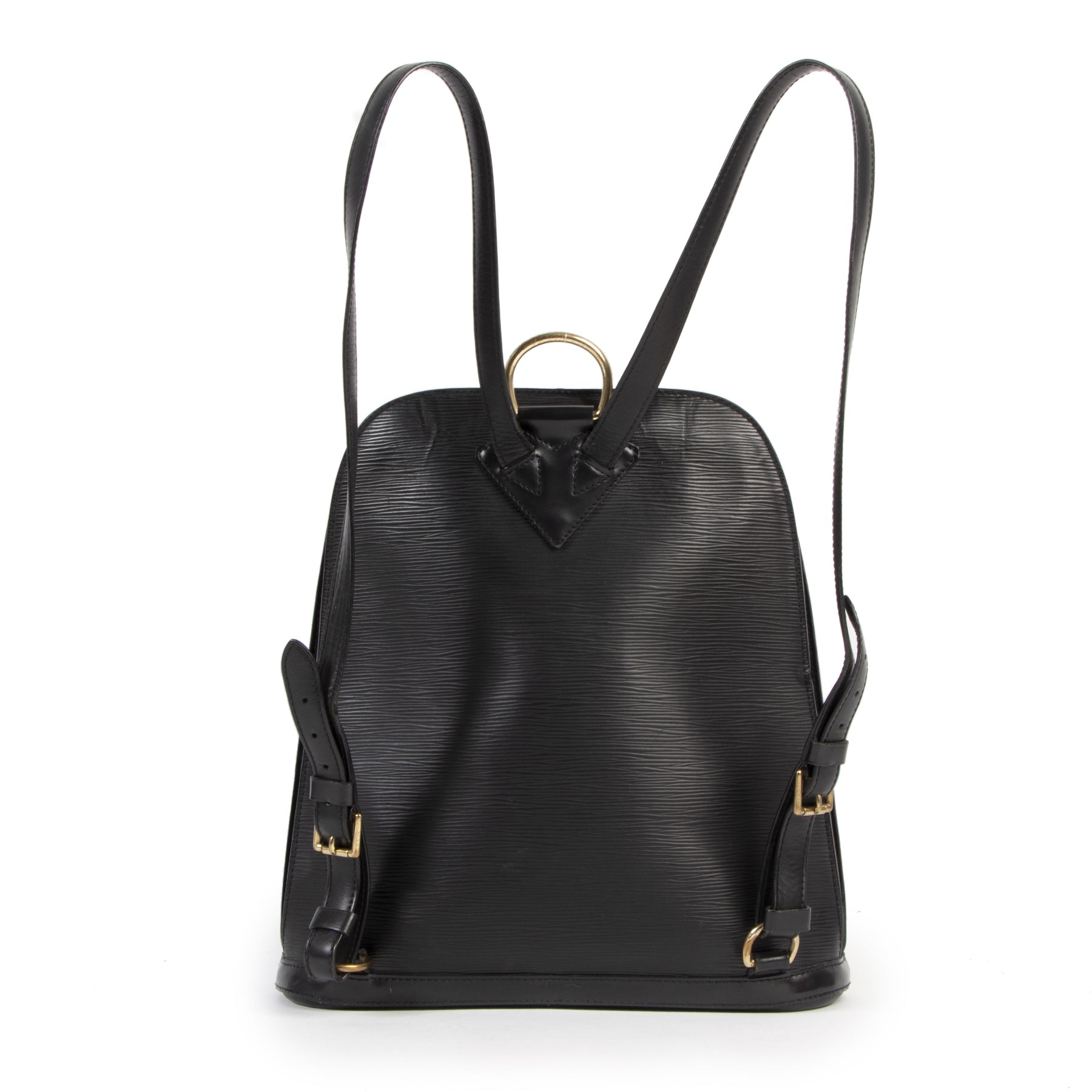 Authentic secondhand Louis Vuitton Black Gobelins Epi Backpack designer bags fashion luxury vintage webshop safe secure online shopping