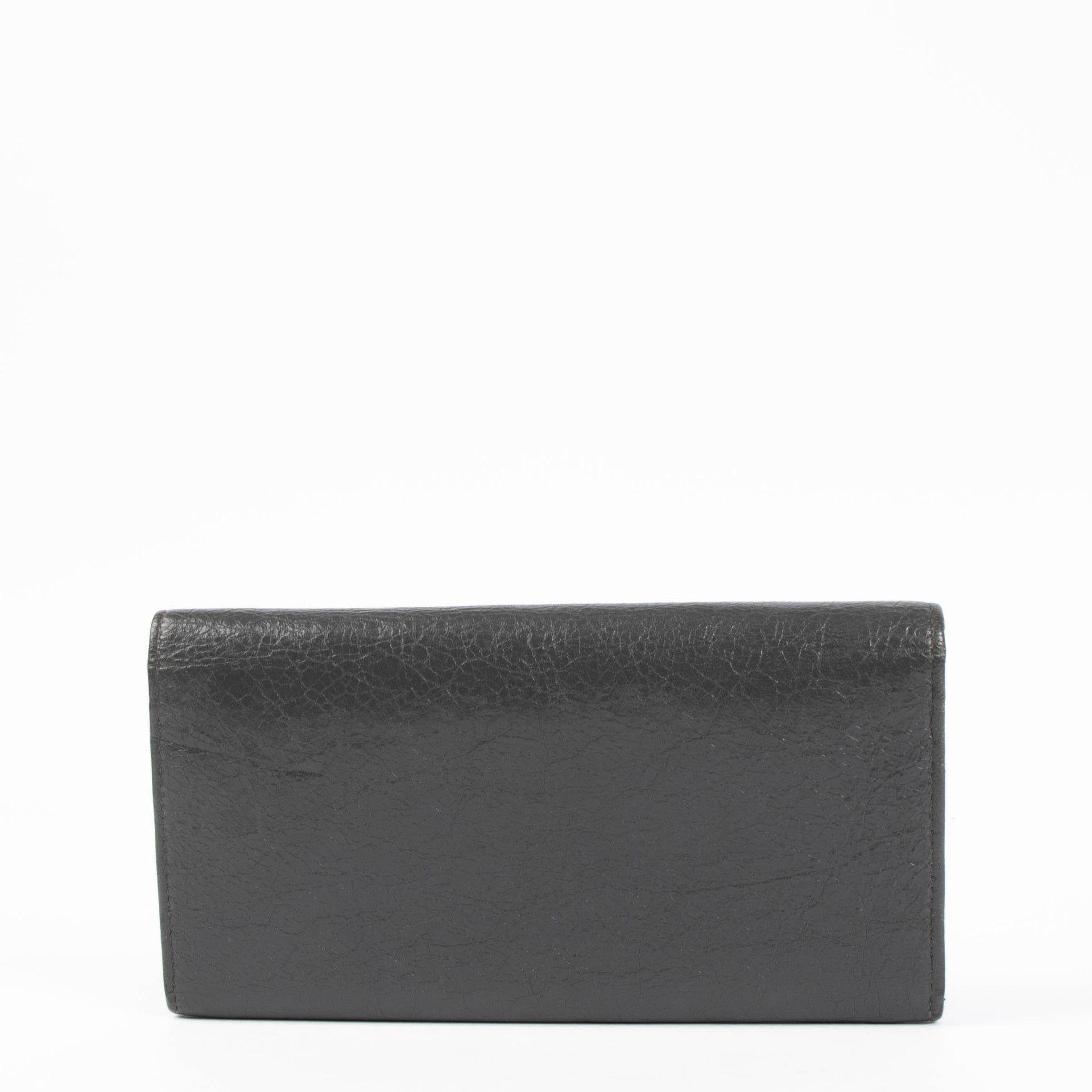 Balenciaga Grey City Continental Wallet