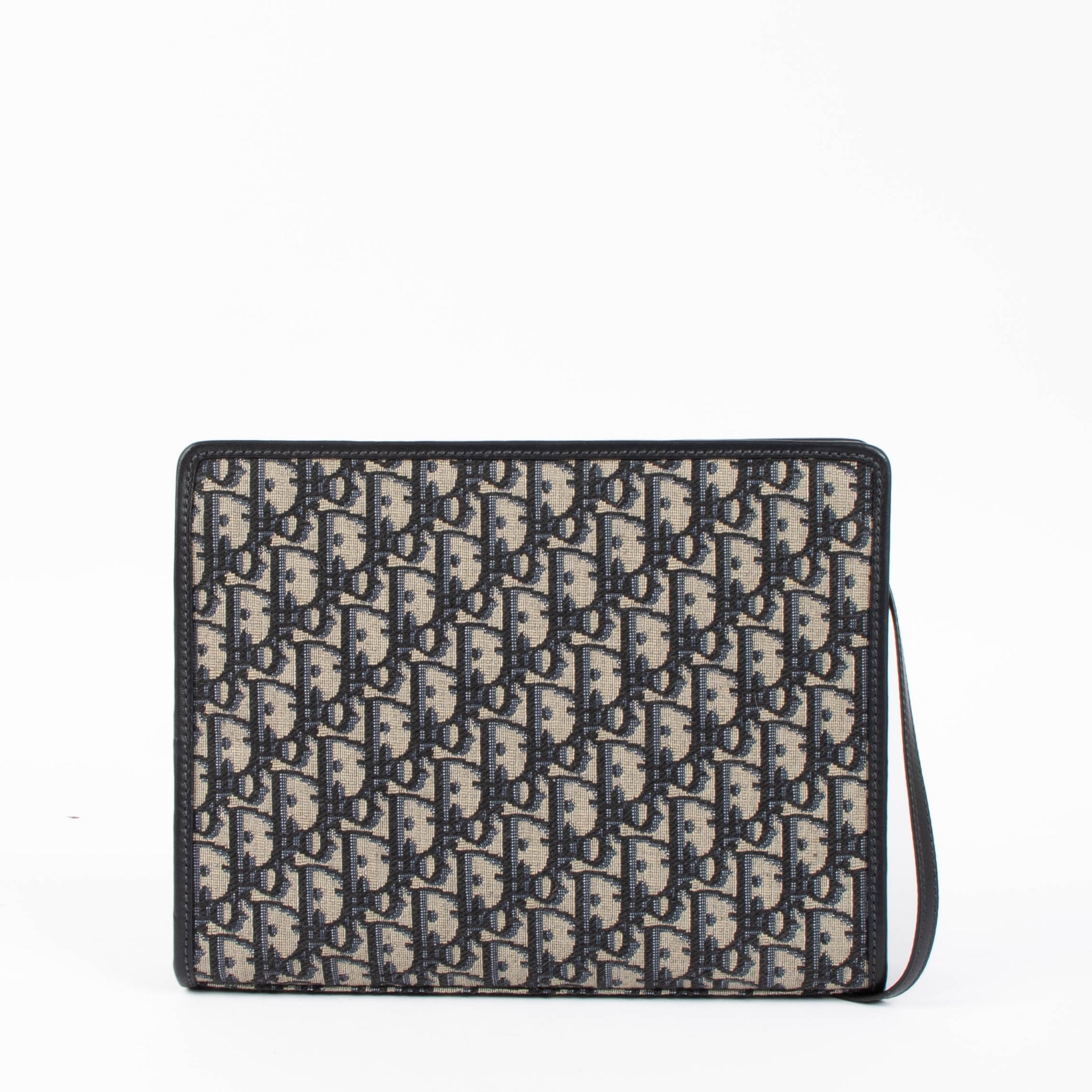 Christian Dior Blue Oblique 30 Montaigne Dea Clutch