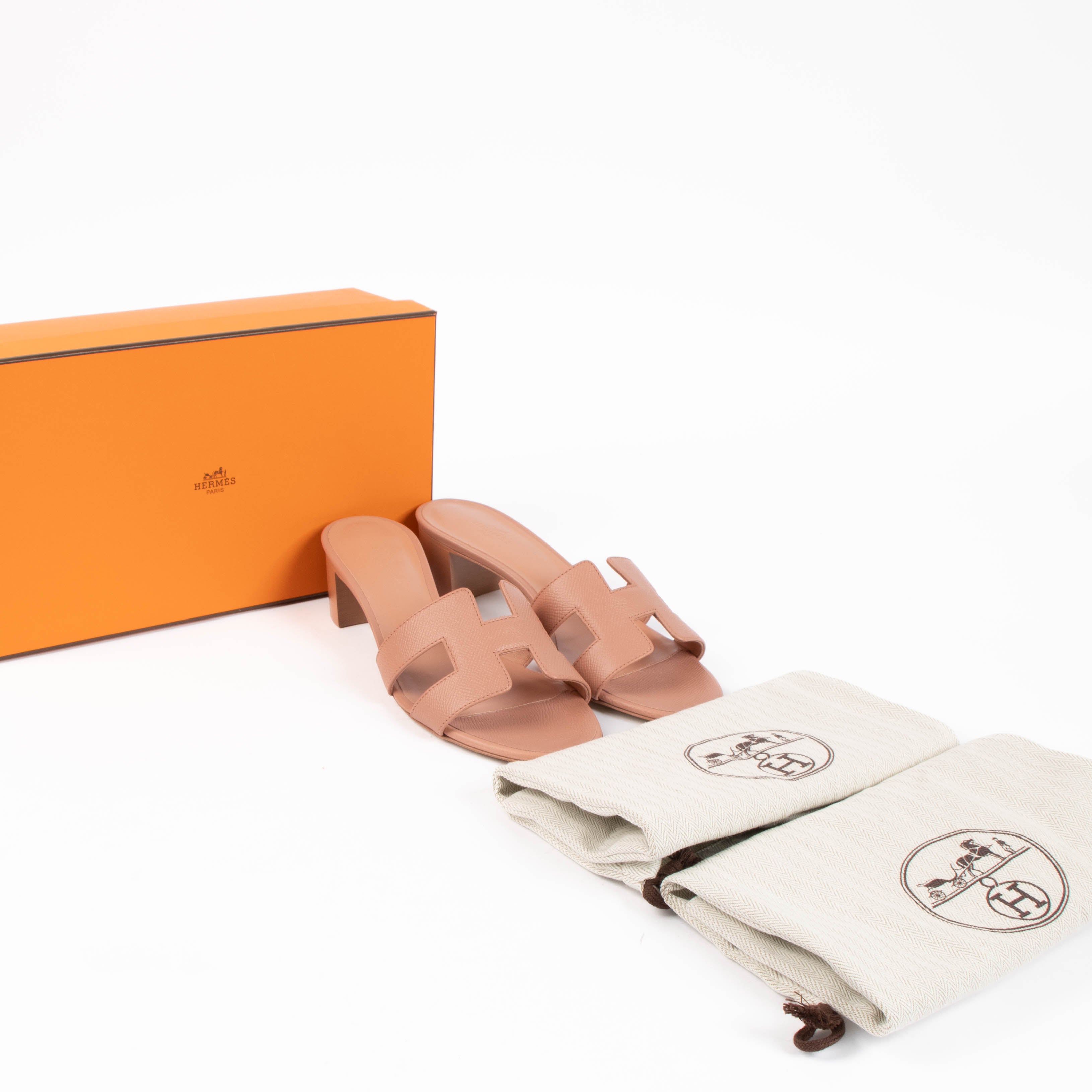 Hermes Pink Oasis Sandals Size 38,5 – Labellov