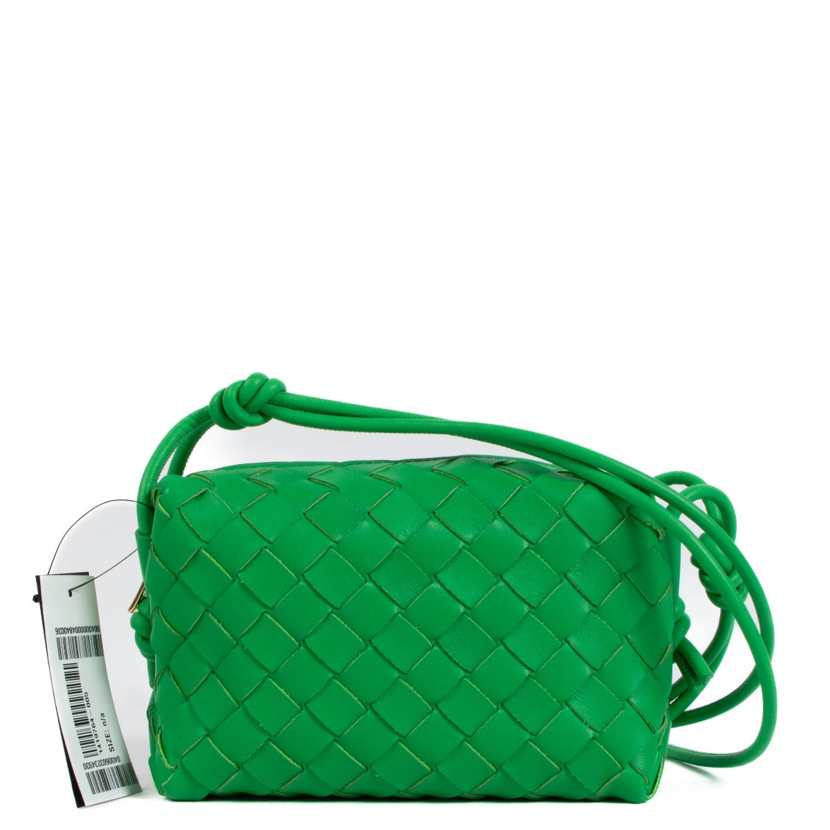 Bottega Veneta Parakeet Intrecciato Loop Mini Crossbody Bag