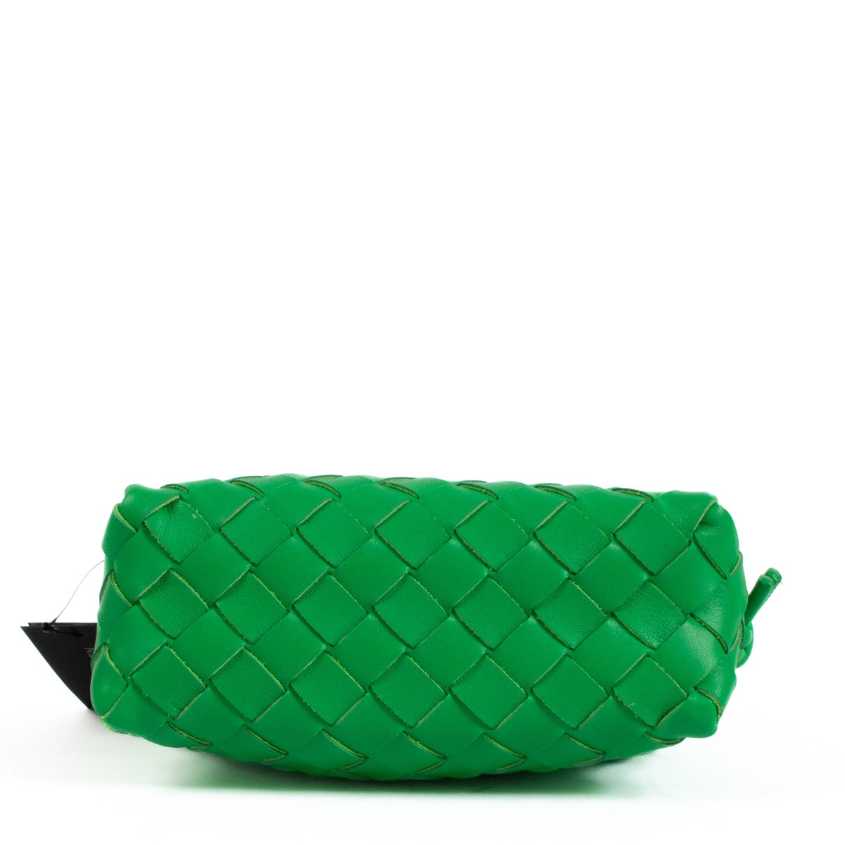 Buy real authentic Bottega Veneta Parakeet Leather Loop Mini Crossbody in very good condition at Labellov.com