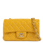 Chanel Sunflower Yellow New Mini Classic Flap Bag