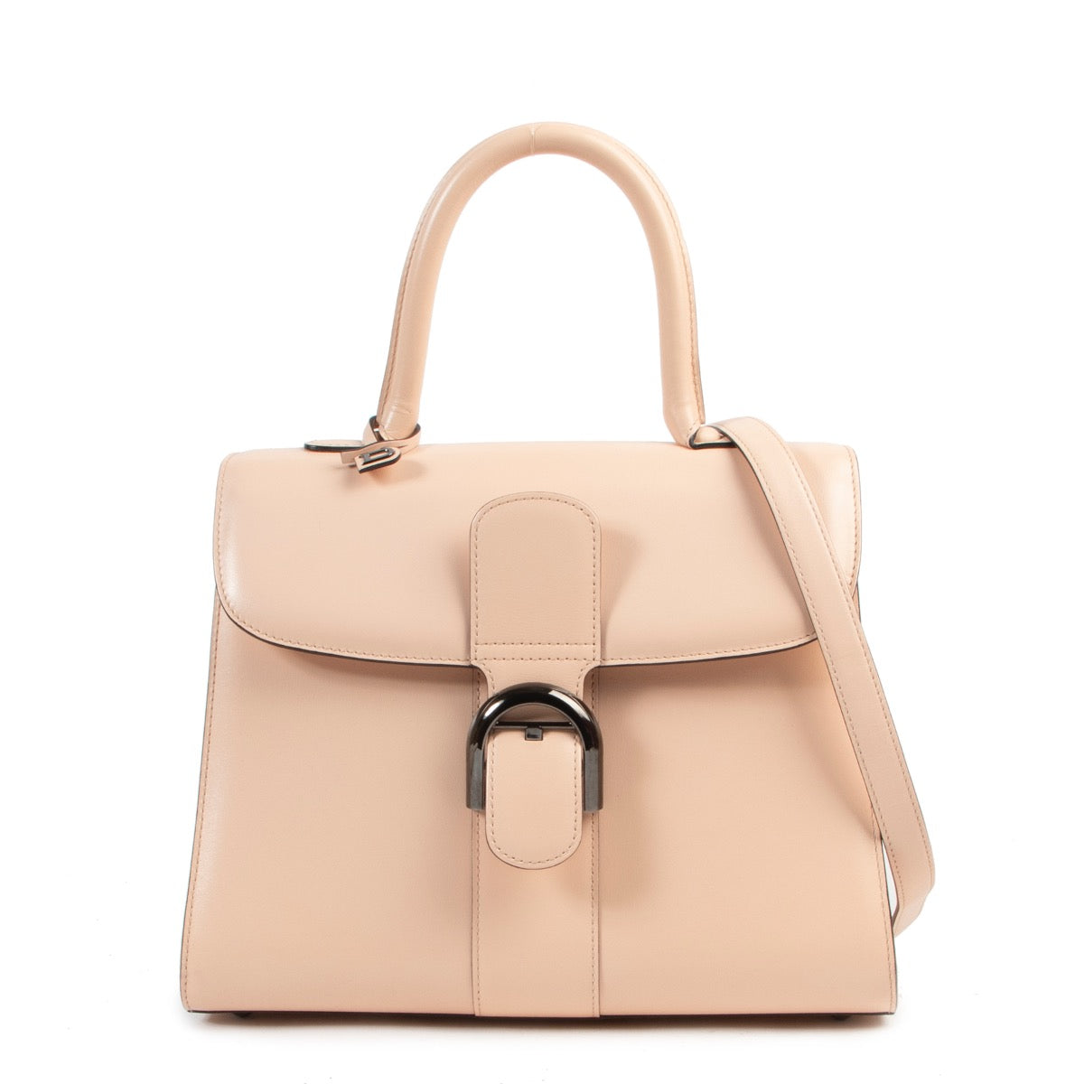 Shop safe online authentic Delvaux Nude Rose Brillant MM at the right price.