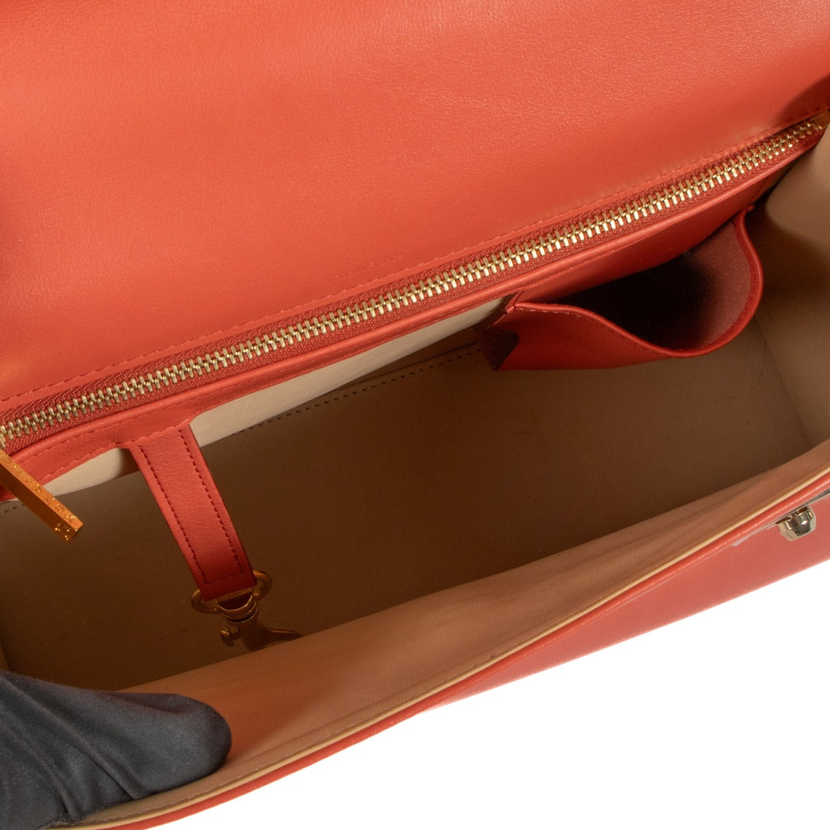 Shop authentic second hand Delvaux Sunset Souple Calf Tempête GM Top Handle Bag on Labellov.com