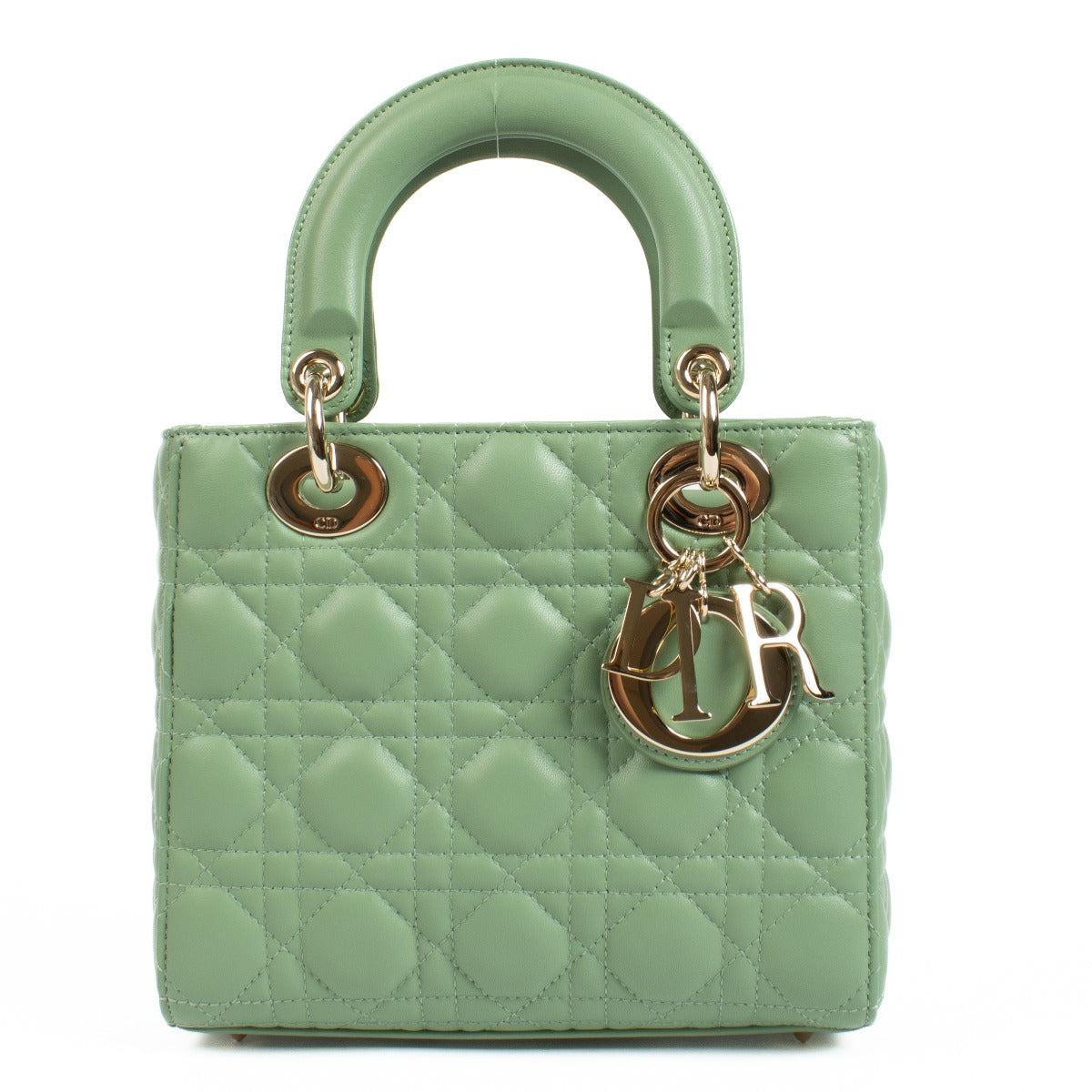 Shop 100% authentic secondhand Christian Dior Green Small Lady Dior ABC on Labellov.com