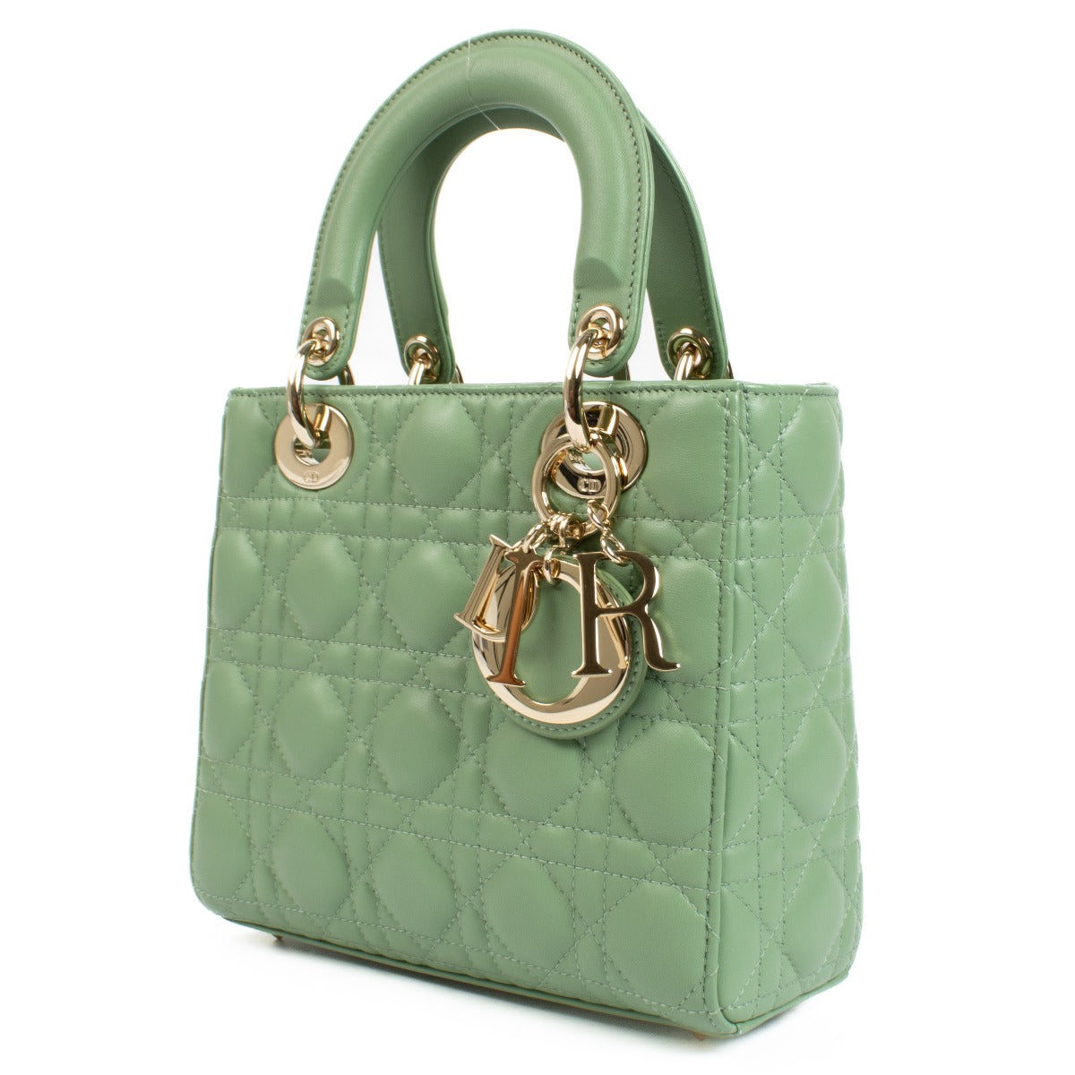 Shop 100% authentic secondhand Christian Dior Green Small Lady Dior ABC on Labellov.com