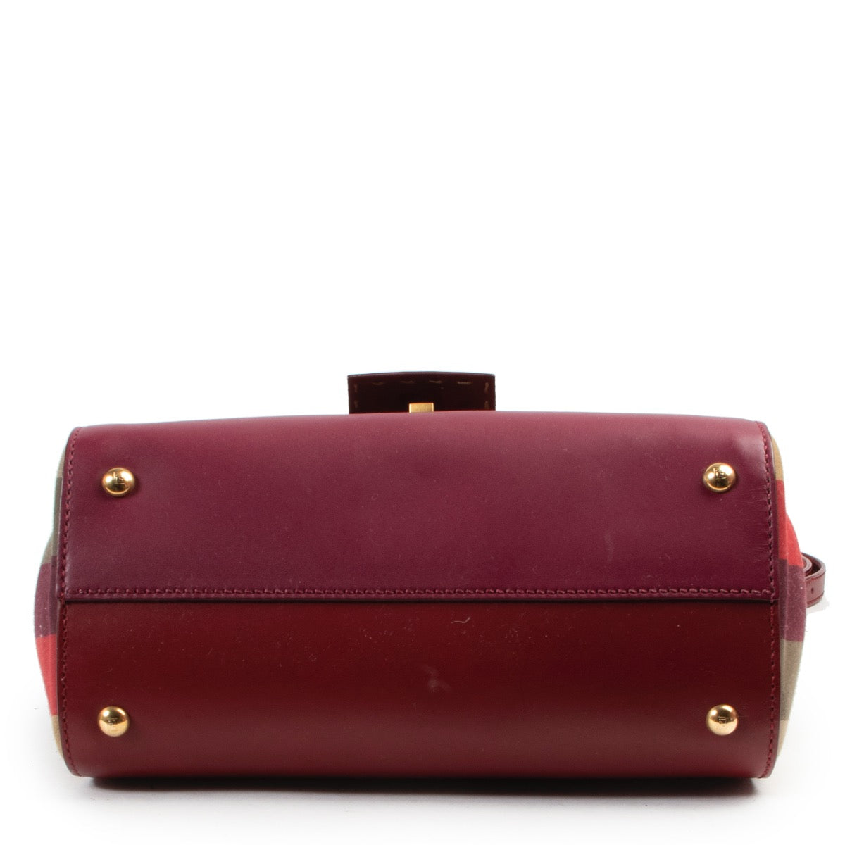 Shop safe online authentic second hand Fendi Red Silvana Crossbody Bag in very good condition.