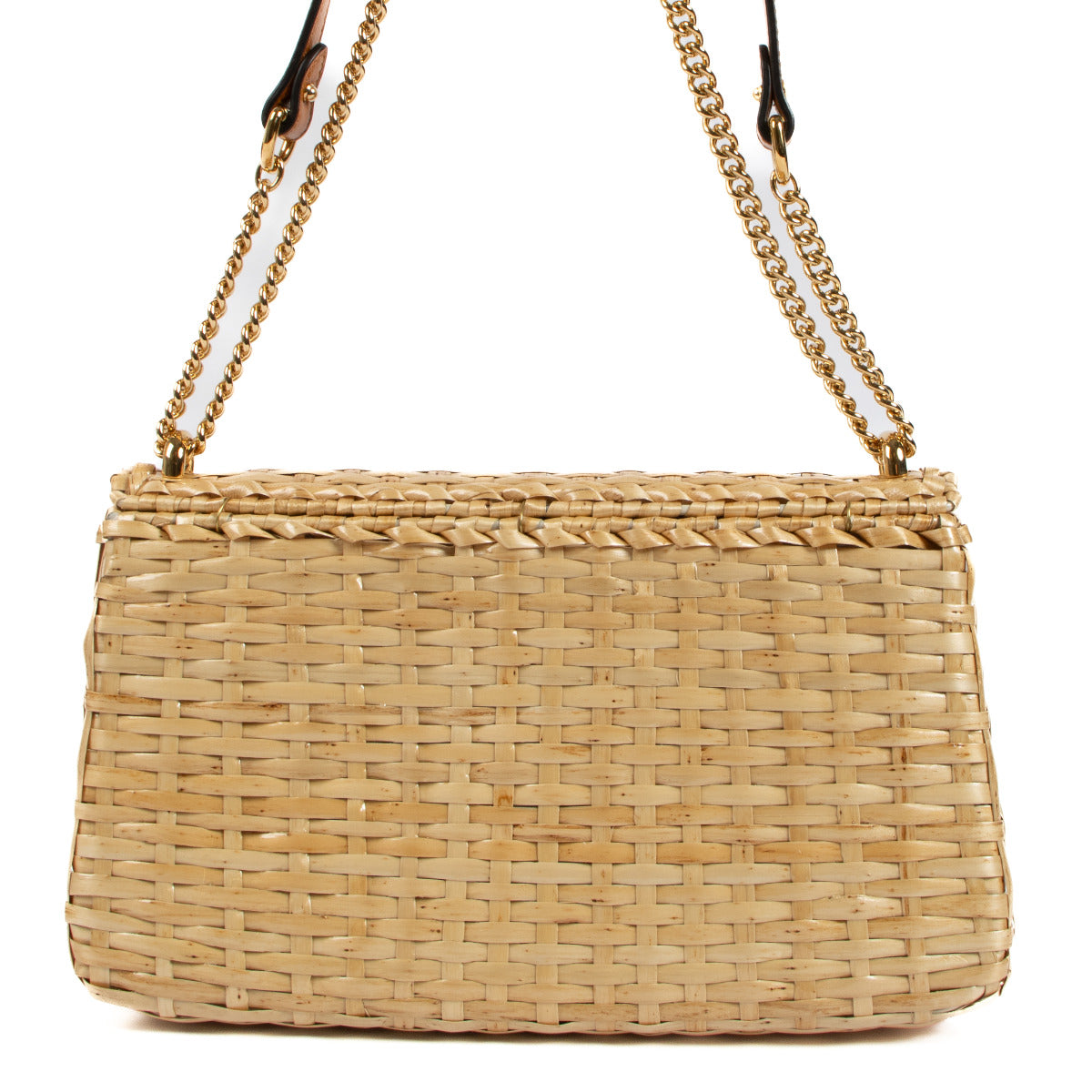 Gucci Glazed Wicker Cestino Kleine Kleptas