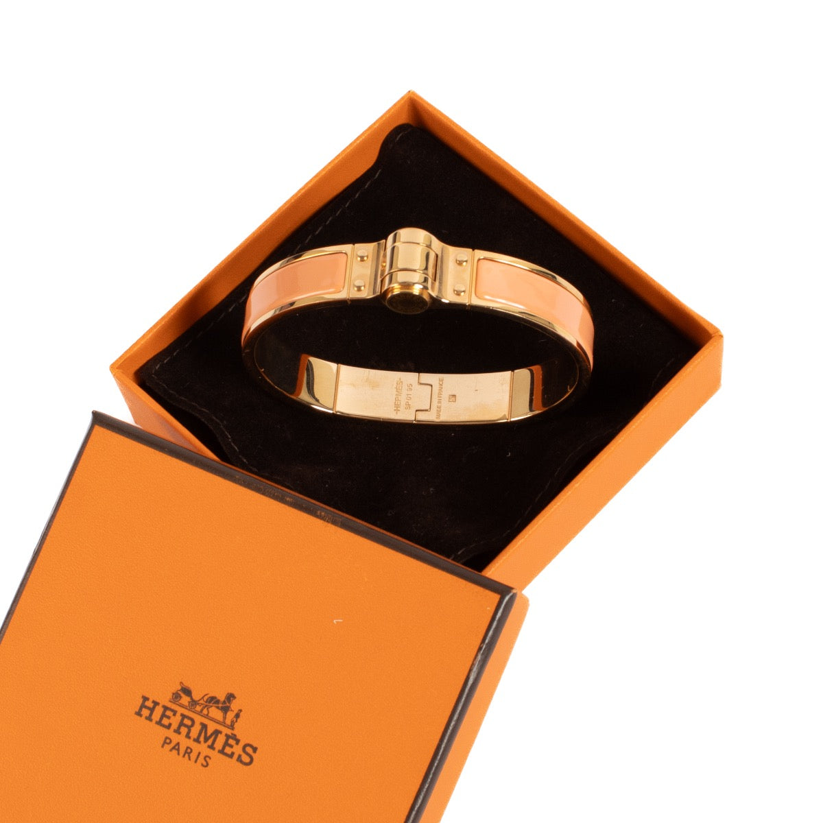 shop 100% authentic second hand Hermès Pink Charnière Bracelet on Labellov.com