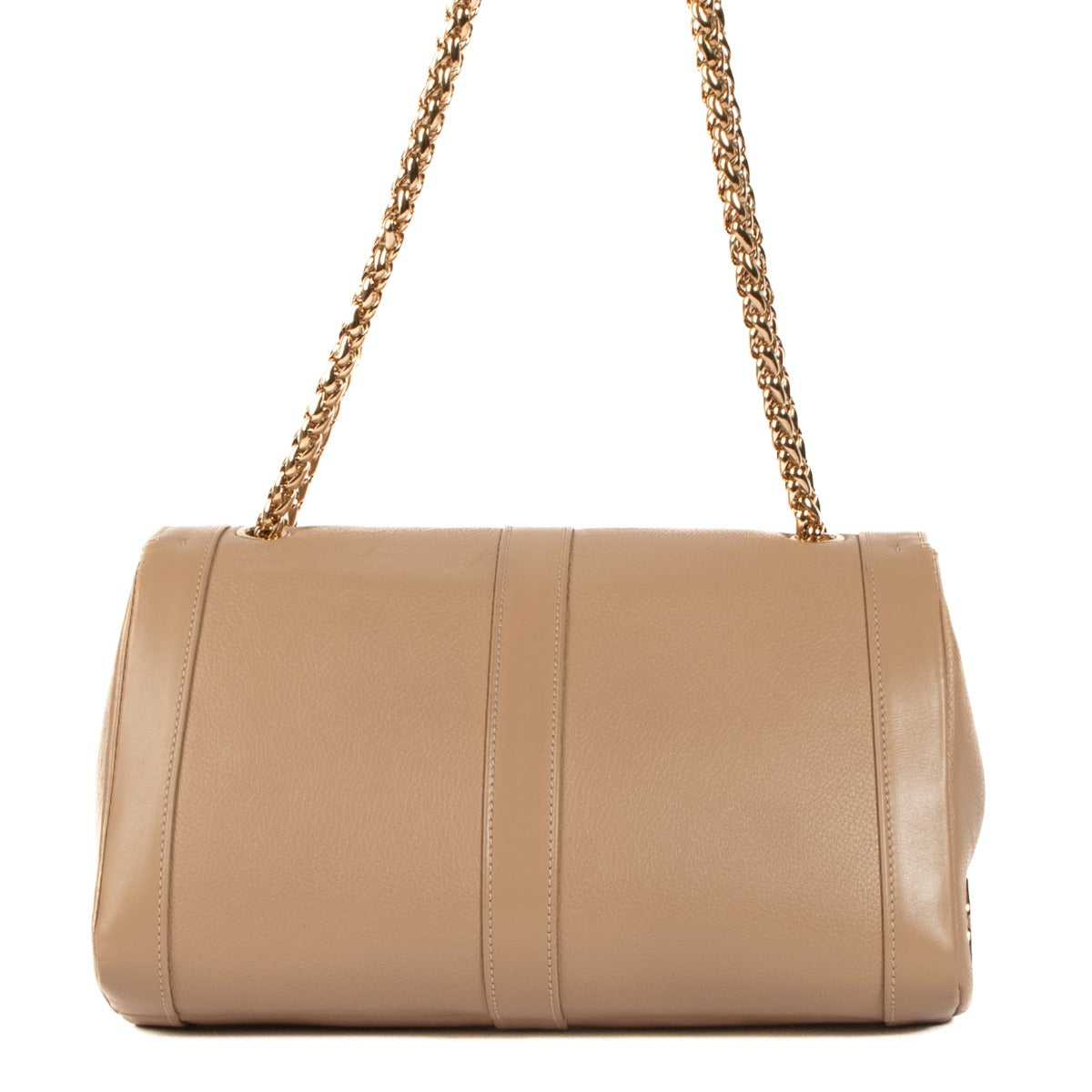 Shop authentic second hand Christian Louboutin Nude Leather Sweet Charity Calf Gaia Small Crossbody on Labellov.com