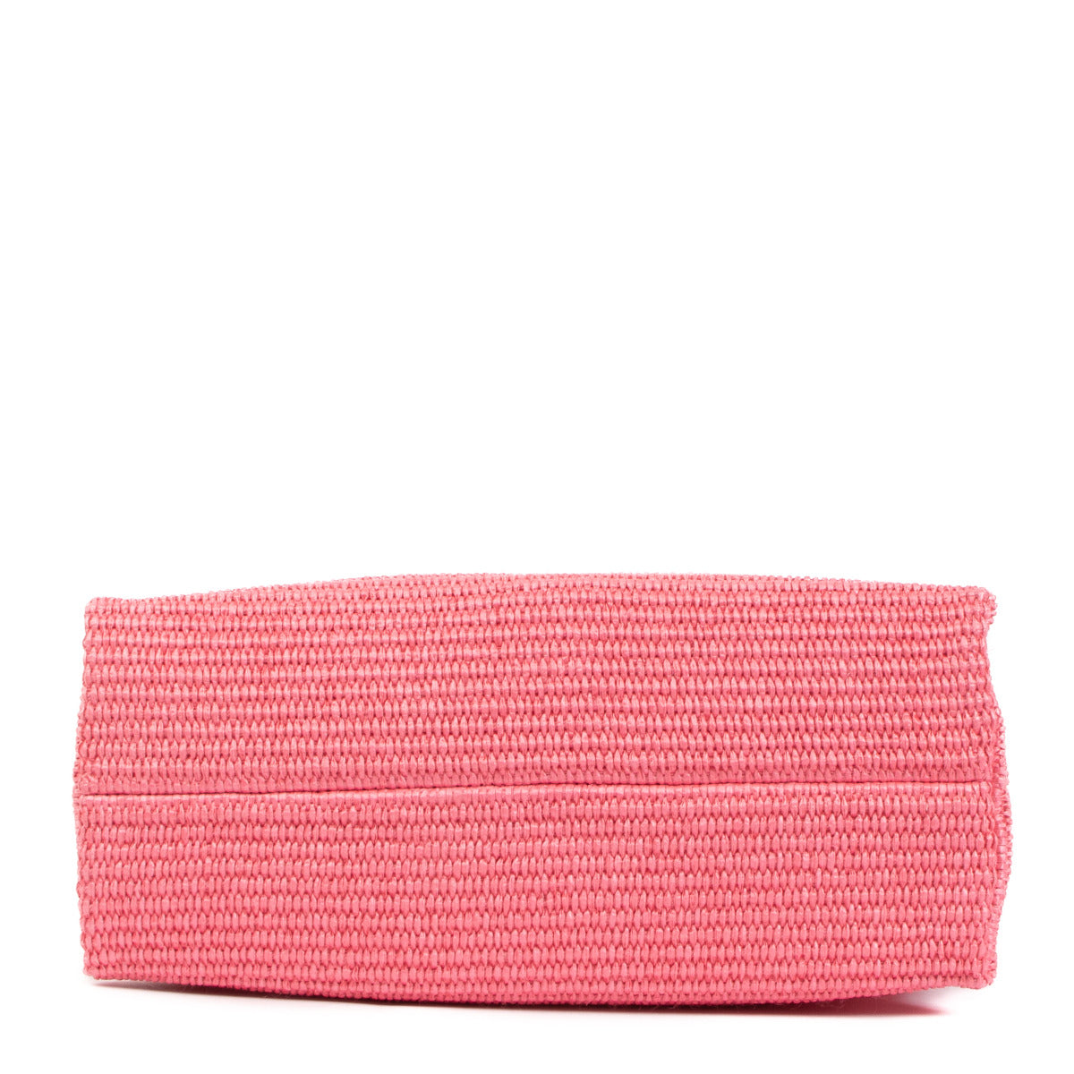 Marni Pink Raffia Small Tote Bag
