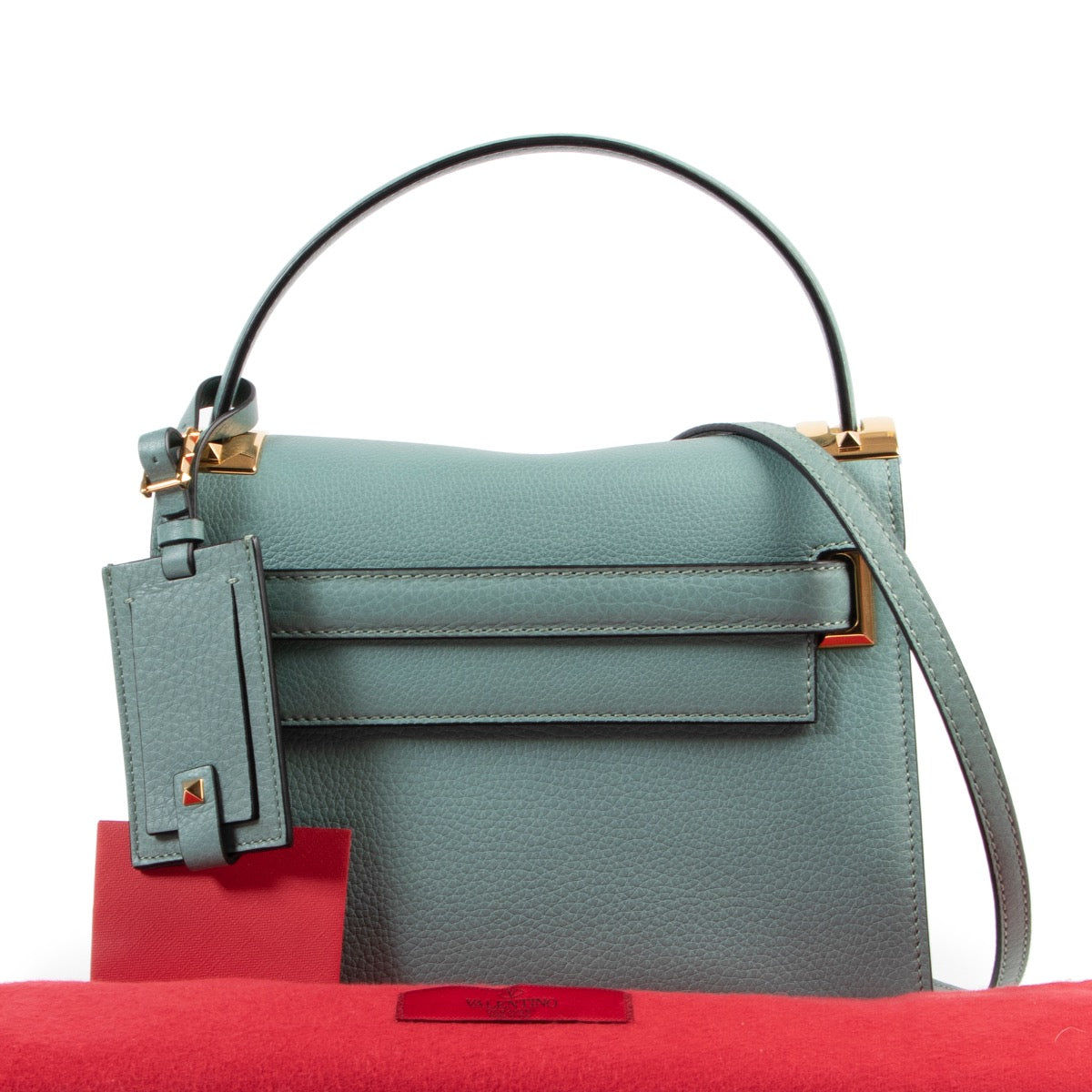 Veilig online kopen van een Valentino groene My Rockstud handtas aan de juiste prijs.