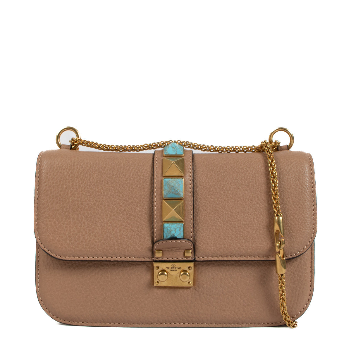 Valentino Garavani Nude Rockstud Shoulder Bag