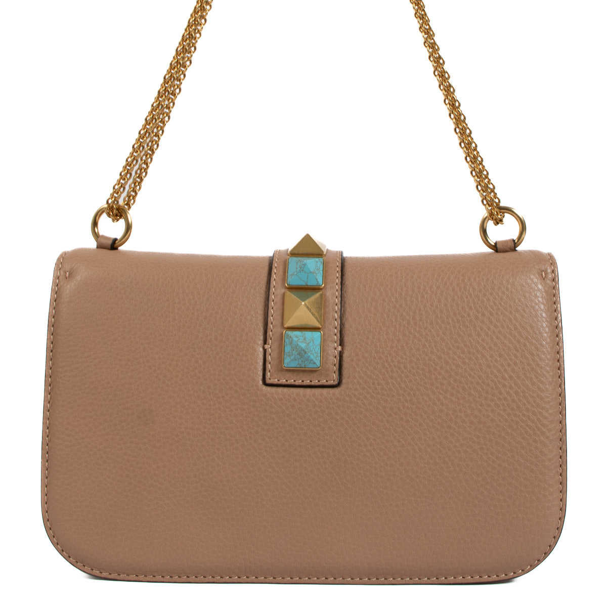 Valentino Garavani Nude Rockstud Shoulder Bag