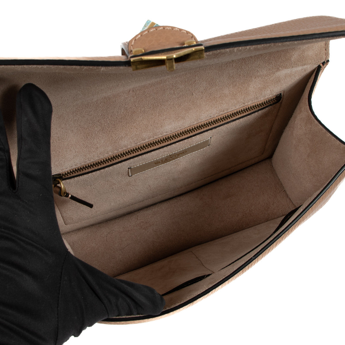 Valentino Garavani Nude Rockstud Shoulder Bag