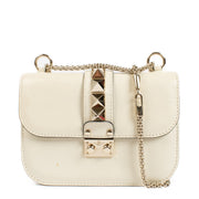Shop 100% authentic secondhand Valentino Garavani Cream Rockstud Crossbody on Labellov.com