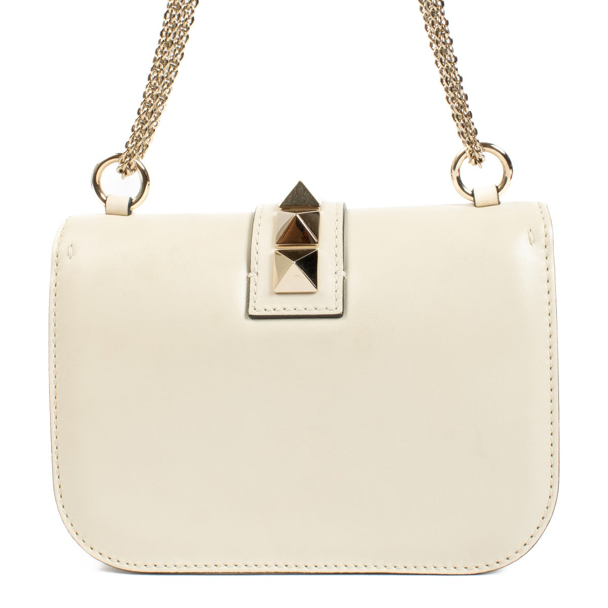Shop 100% authentic secondhand Valentino Garavani Cream Rockstud Crossbody on Labellov.com