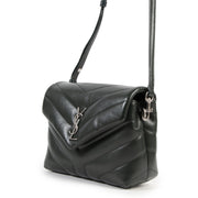 Authentieke Tweedehands Saint Laurent Dark Green Loulou Toy Bag