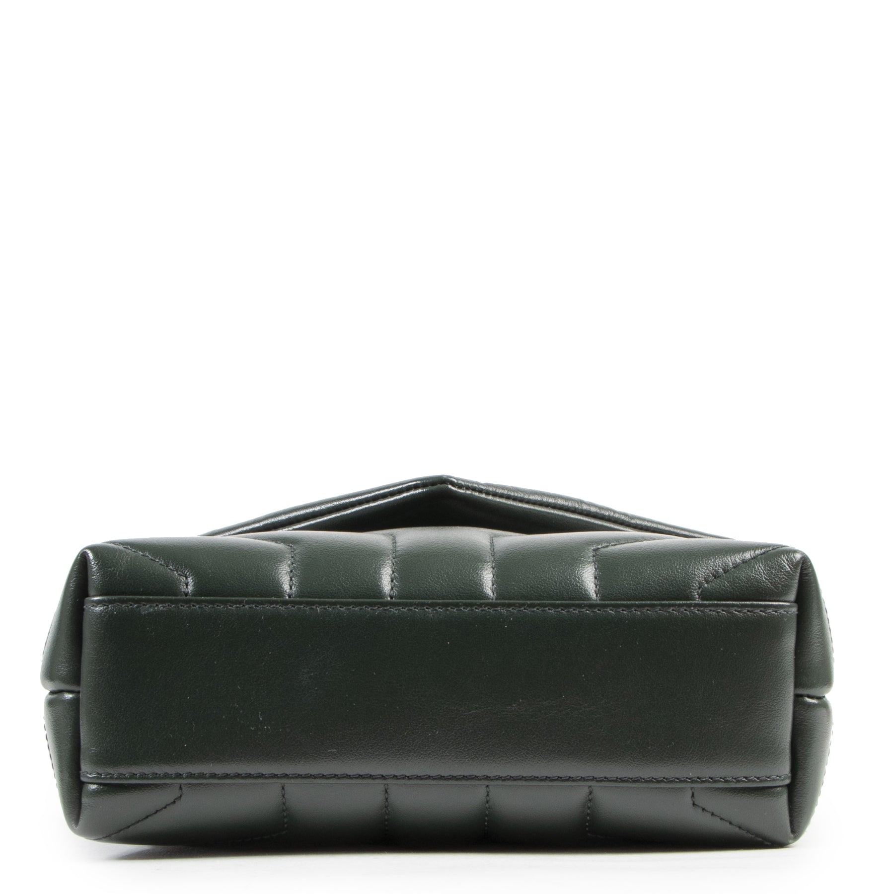 Authentic secondhand Saint Laurent Dark Green Loulou Toy Bag