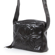 Authentieke Tweedehands hanel Dark Brown CC Logo Camera Bag juiste prijs veilig online shoppen luxe merken webshop winkelen Antwerpen België mode fashion