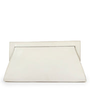 White leather Clutch from a designer brand now 2nd hand available