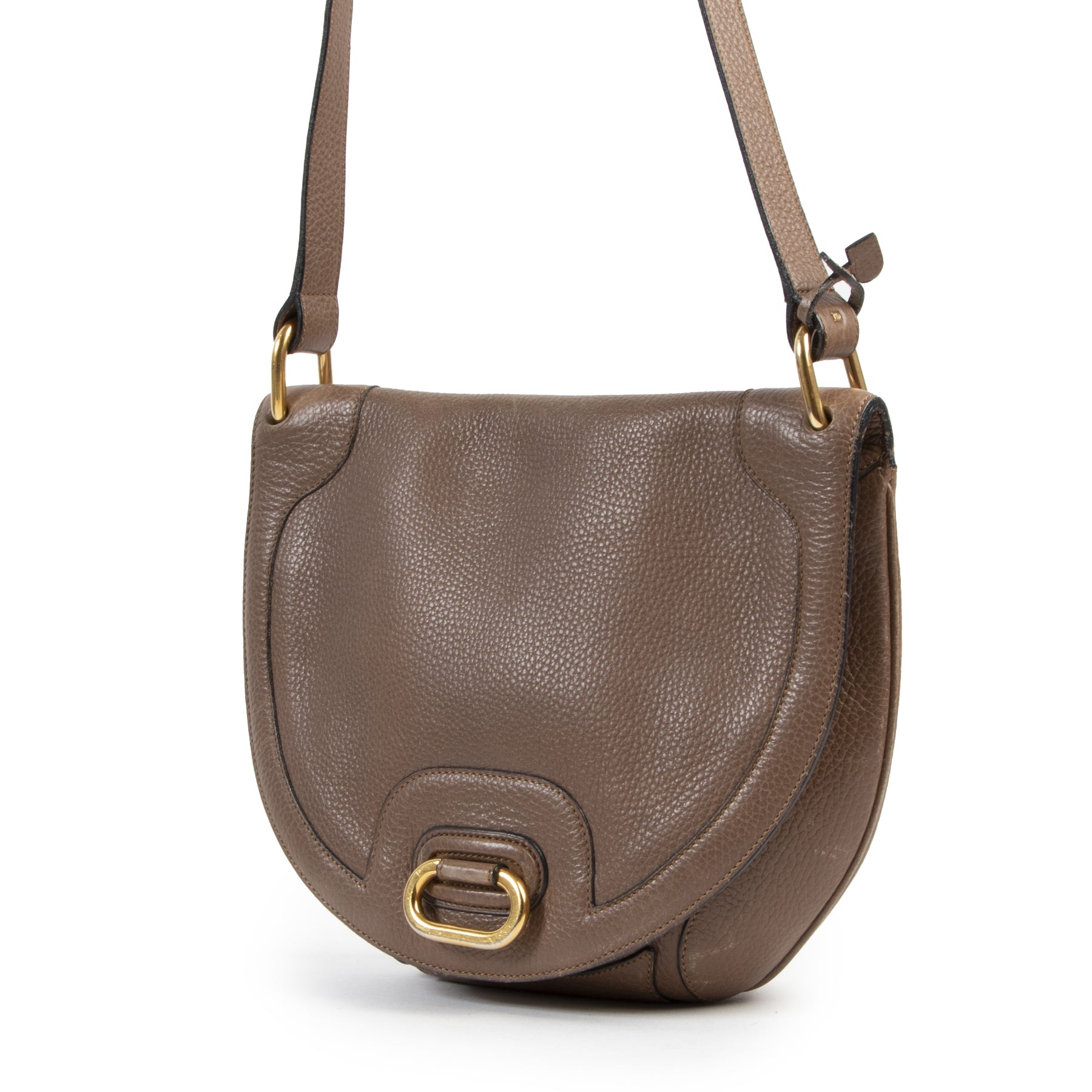 Delvaux Taupe Shoulder Bag pour le meilleur prix chez Labellov