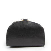 Authentic secondhand Delvaux Black Toile de Cuir Crossbody Bag designer bags fashion luxury vintage webshop safe seucre online shopping