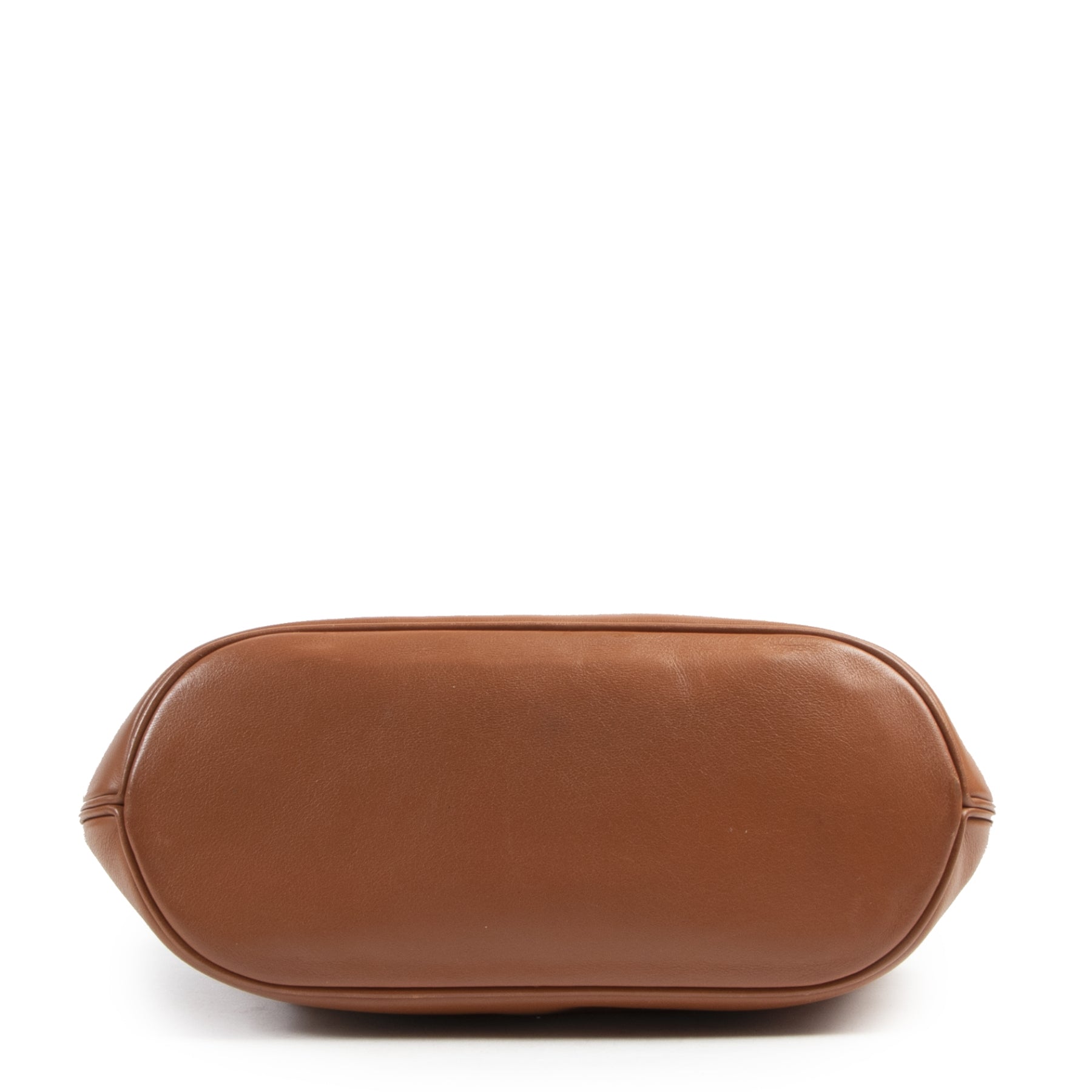 Delvaux Cognac Baltimore Top Handle Bag