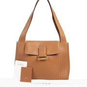 Koop veilig en makkelijk uw Delvaux Flambeau Trotteur Fauve Shoulder Bag