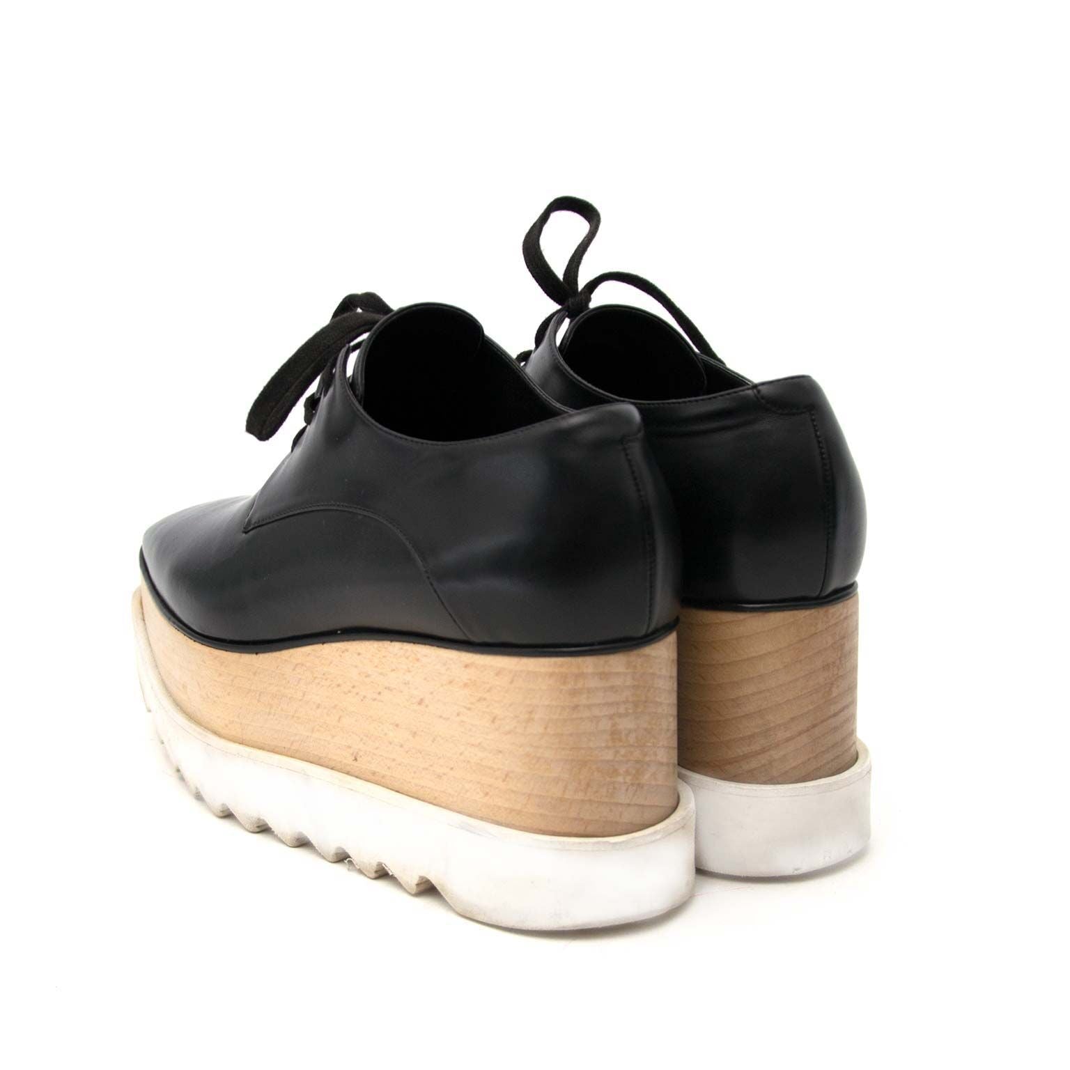 Stella McCartney Black Elyse Shoes - Size 37 – Labellov