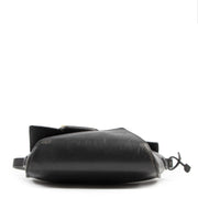 Delvaux Black Leather D Crossbody Bag