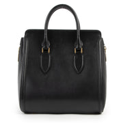 Authentieke Tweedehands Alexander McQueen Black Heroine Tote Bag juiste prijs veilig online shoppen luxe merken webshop winkelen Antwerpen België mode fashion
