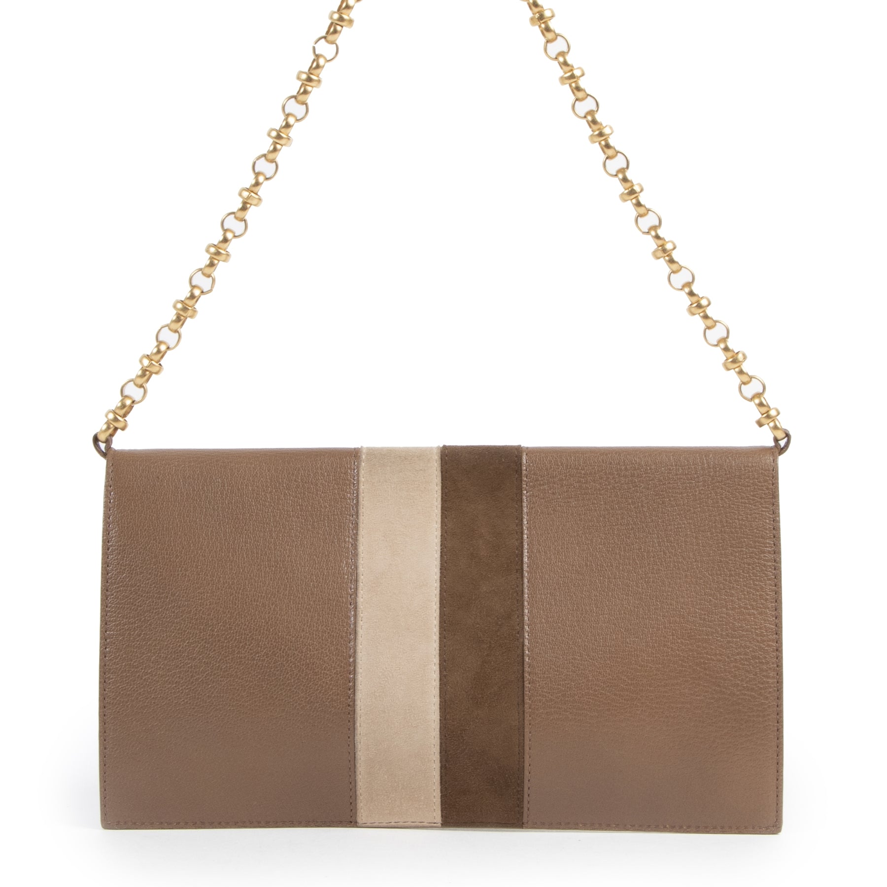 Delvaux Brown Leather Enveloppe