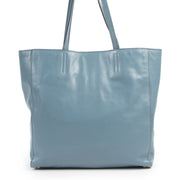 Miu Miu Pigeon Blue Leather Tote Bag