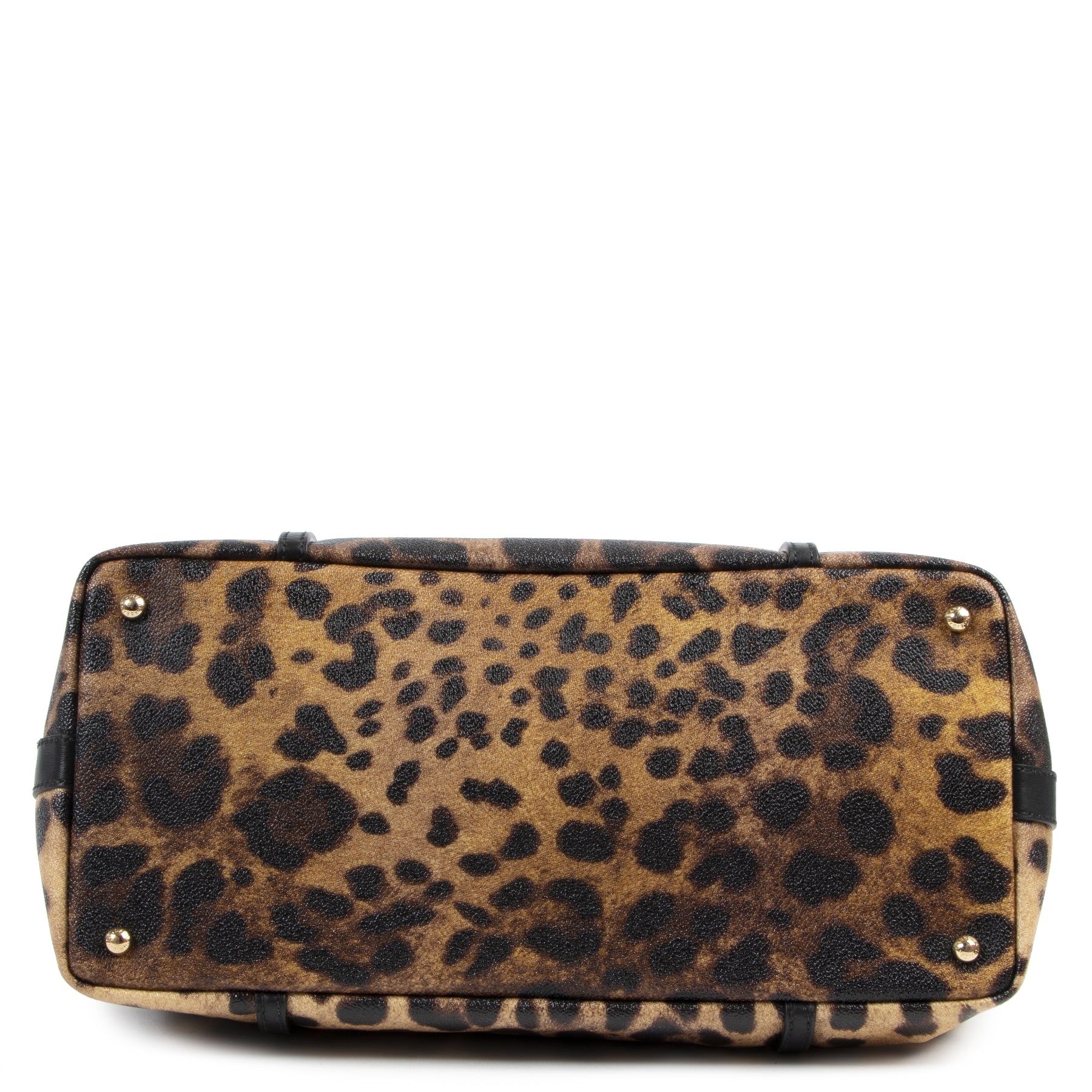 Authentic secondhand Dolce & Gabbana Leopard Tote Bag designer bags fashion luxury vintage webshop safe secure online shopping