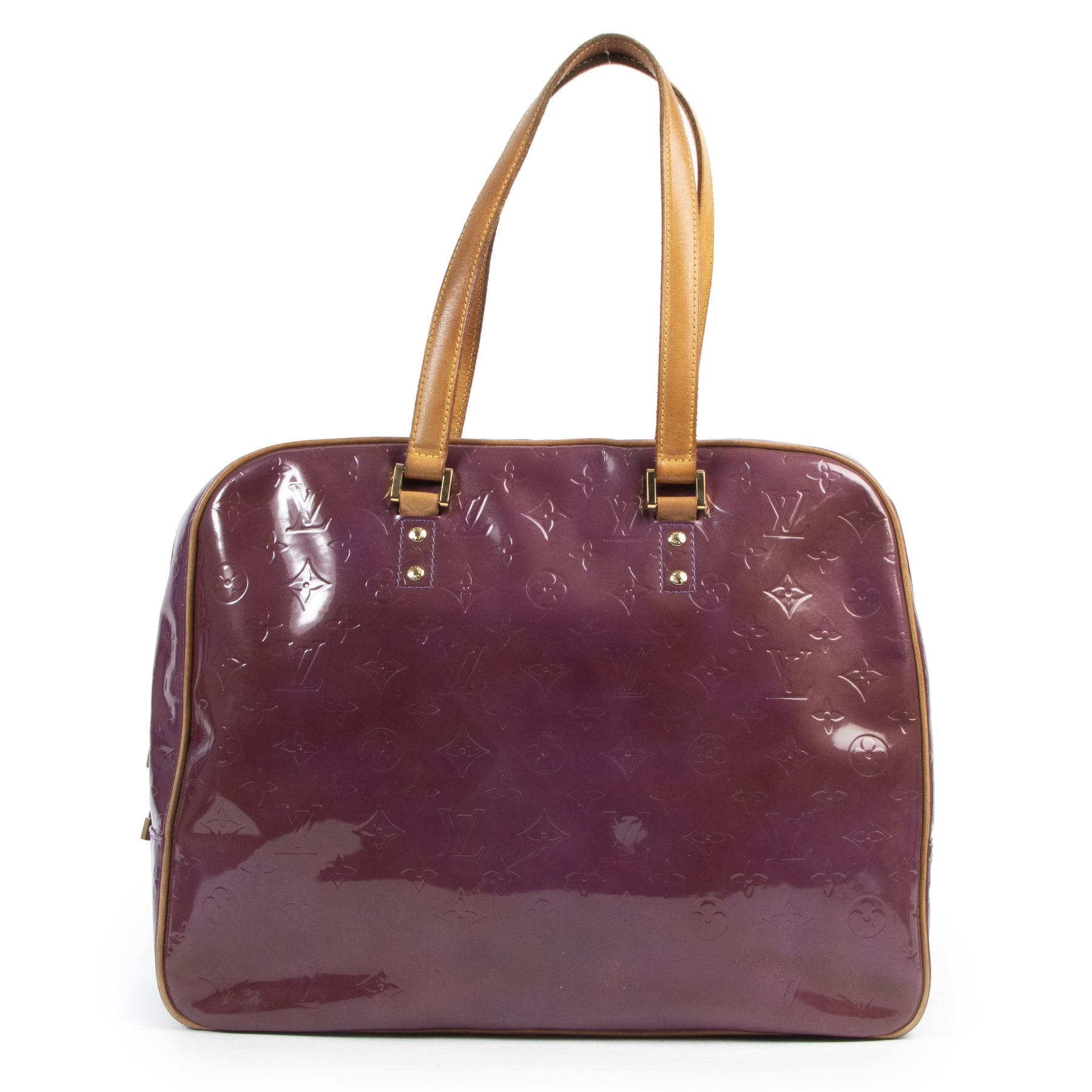 Louis Vuitton Purple Vernis Sutton Bag