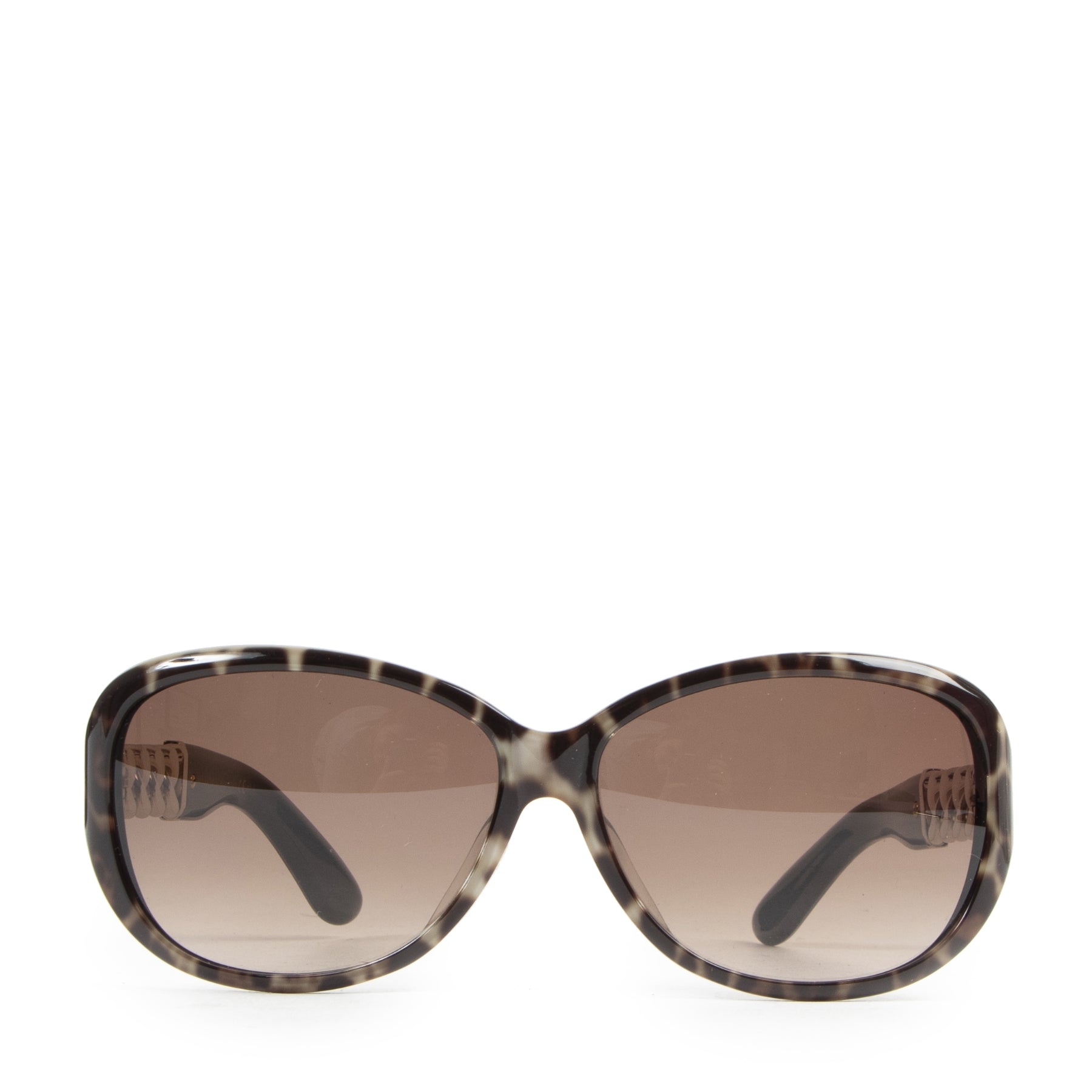 Saint Laurent Leopard Link Chain Sunglasses
