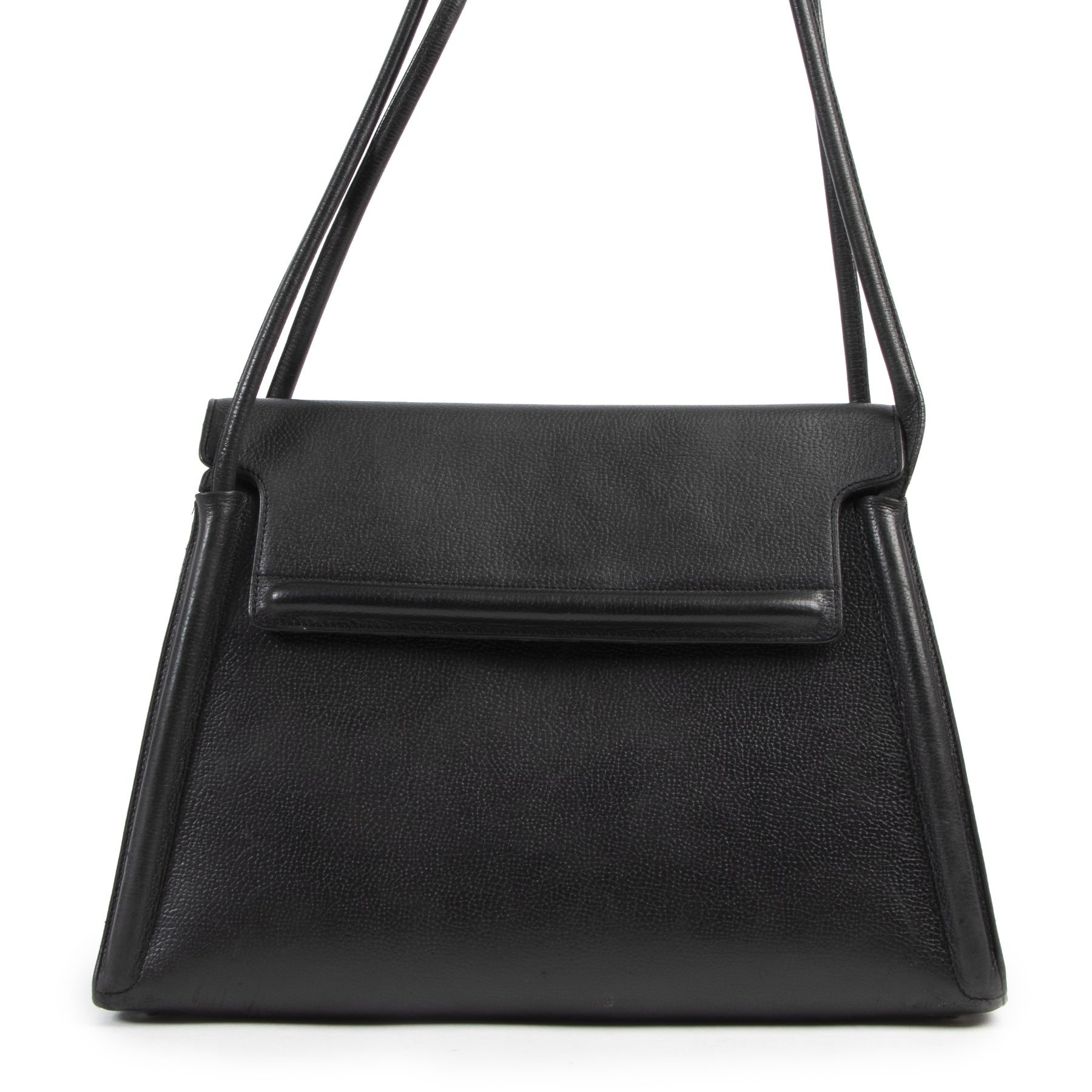 Delvaux Black Leather Shoulder Bag
