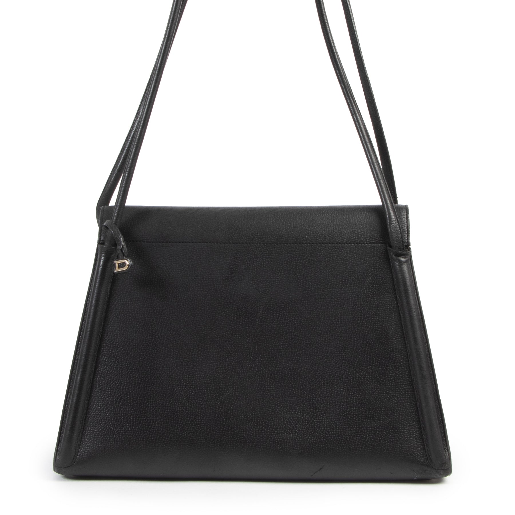 Delvaux Black Leather Shoulder Bag