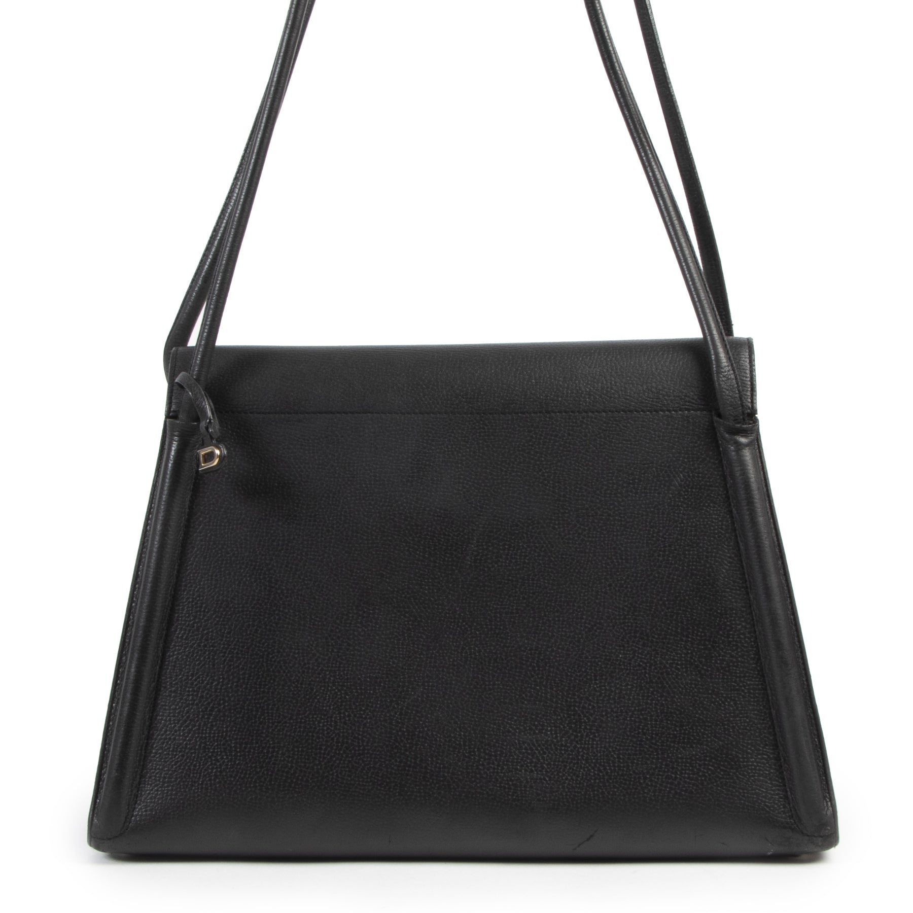 Delvaux Black Leather Shoulder Bag