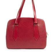Louis Vuitton Red Epi Leather Voltaire Shoulder Bag