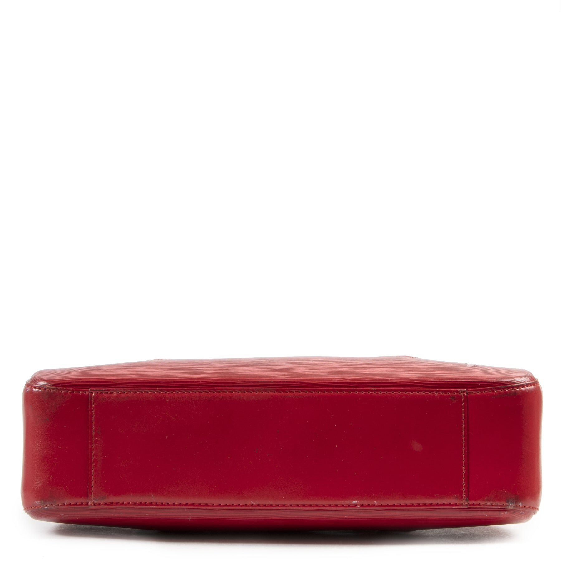 Louis Vuitton Red Epi Leather Voltaire Shoulder Bag
