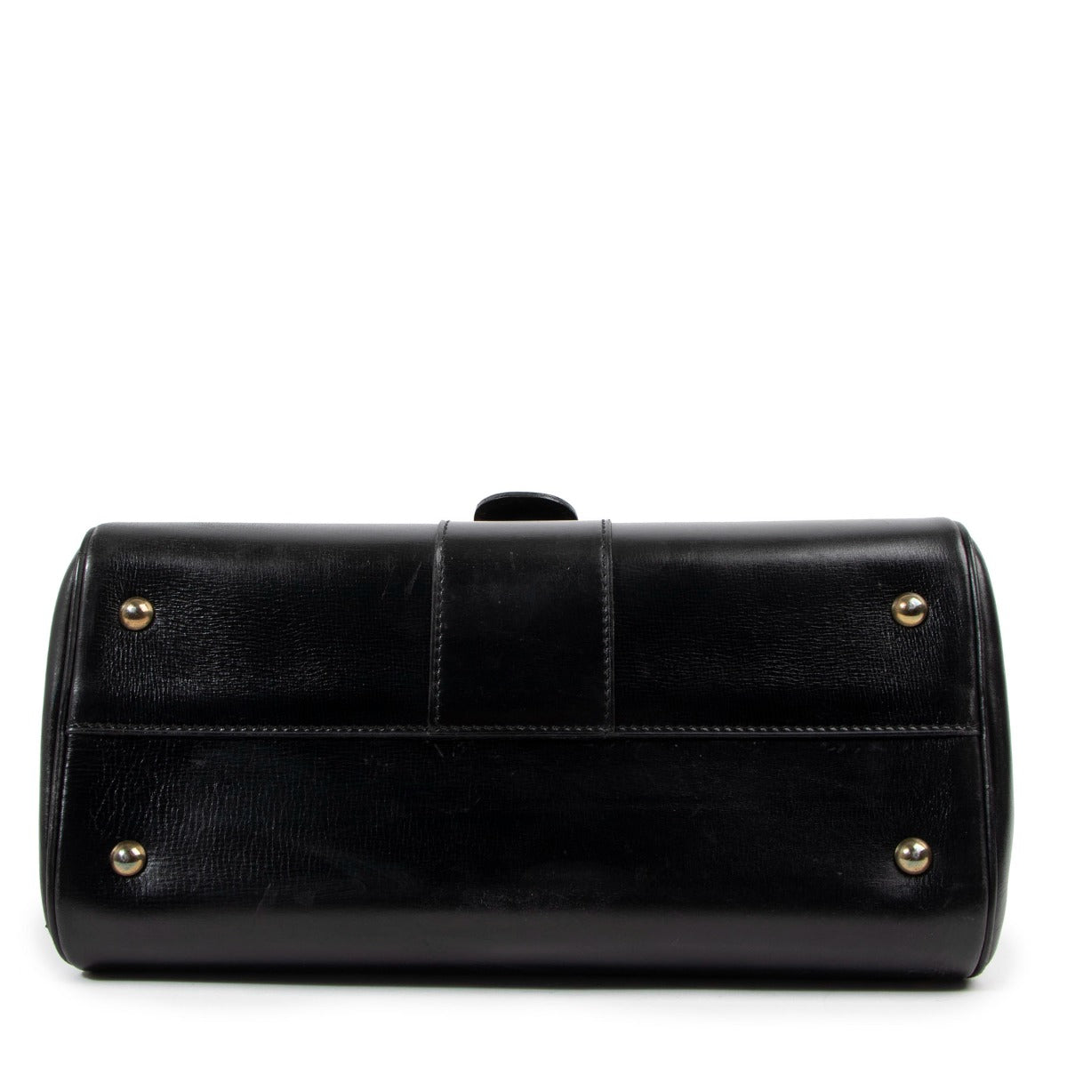Delvaux Brillant MM Box Calf Noir Vintage