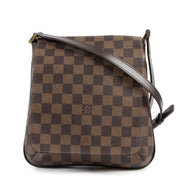 Authentic secondhand Louis Vuitton Damier Musette Salsa PM Bag designer bags fashion luxury vintage webshop safe secure online shopping