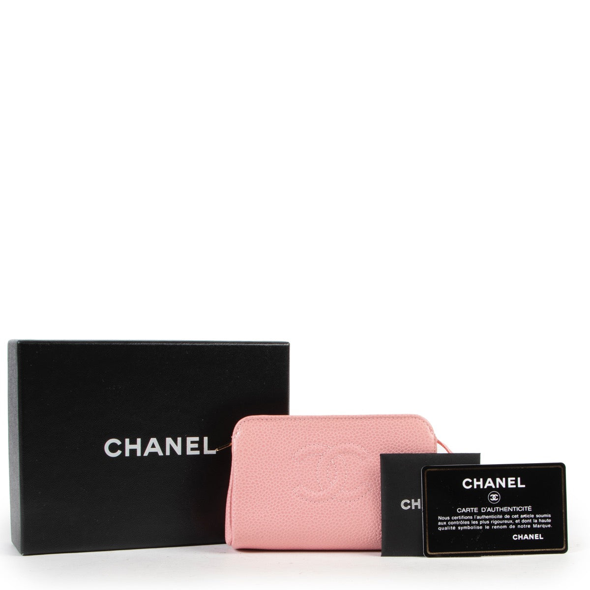 Buy online Chanel Pink Mini Pouch safely. Shop authentic Chanel Pink Mini Pouch online in a safe way. Buy second hand Chanel Pink Mini Pouch online safely.
