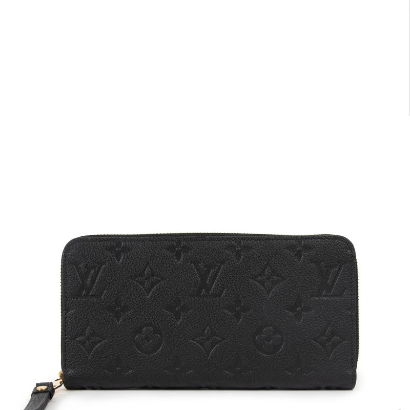 Louis Vuitton Black Zippy Wallet Monogram Empreinte